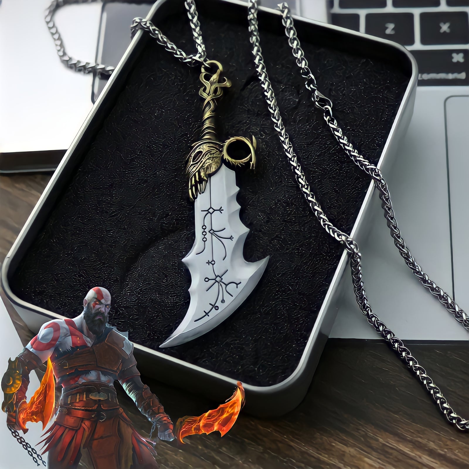 Kratos Sword Necklace