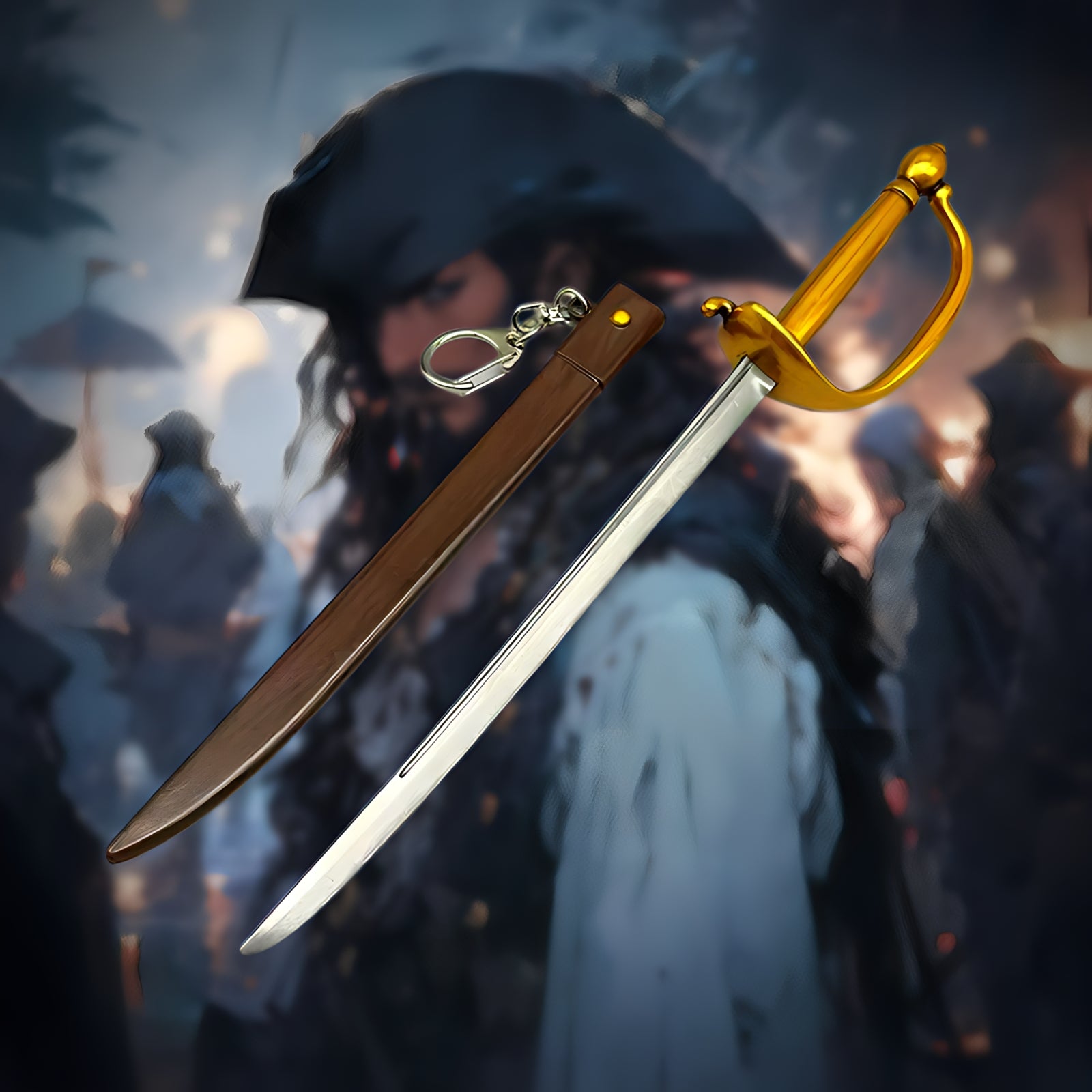 Jack Sparrow Sword Keychain